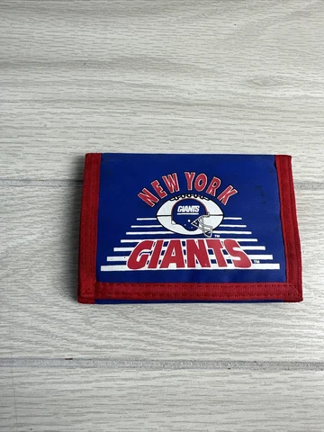 NY Giants tri-fold Football Wallet nfl 90s vintage Cover