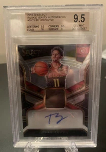 Trae Young 2018 Panini Select #28 RPA Auto Jersey /199 Gem Mint BGS 9.5 10 Auto - Picture 1 of 4