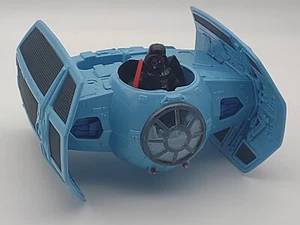 Galactic Heroes 2011 Spinning Tie Fighter Ship With Darth Vader Figure Star Wars - Picture 1 of 15