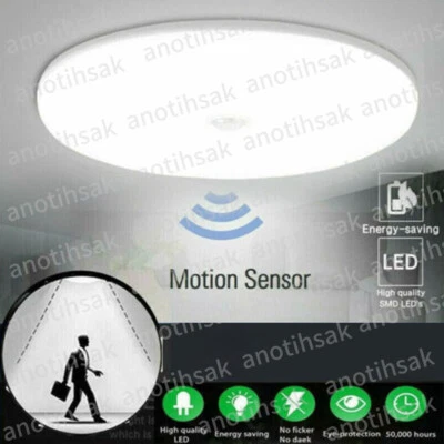 SUNYDEAL LED Deckenleuchte mit Bewegungsmelder 360 Grad Sensor Lampe Innenbeleuchtung NEU