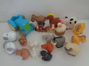 elc happyland animali da fattoria figure cavallo mucca gatto e trattore x 20 pezzi - Foto 1 di 17
