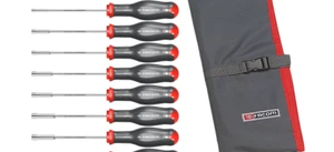 Facom 74AT.JL9 9 Piece Protwist Nut Spinner / Driver Set 3.2-10mm Screwdriver - Picture 1 of 2