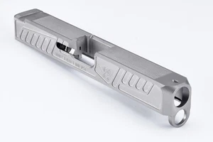 Wilson Combat for Glock 17 Gen 4 Stainless Slide with Standard Sight Cut - Picture 1 of 7