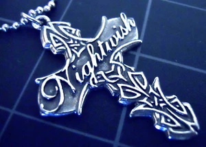 Nightwish Necklace Stainless Chain New Vintage Official Tribal Cross Pendant - Picture 1 of 12