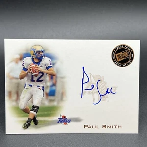 2008 Paul Smith Pressepass Autogramm Bronze #PPS-PS Tulsa Fußball QB Rookie - Bild 1 von 2