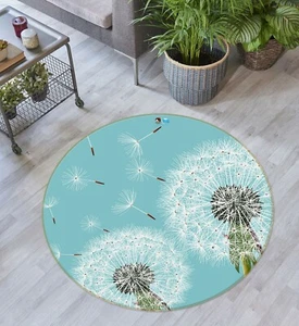 Alfombra de juego 3D azul pluma de diente de león NA11200 alfombra elegante alfombra foto Fay - Imagen 1 de 5