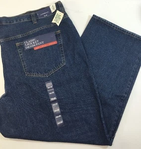 New CROFT & BARROW Big Tall 46 x 30 Mens Blue Jeans NWT $55 - Picture 1 of 3