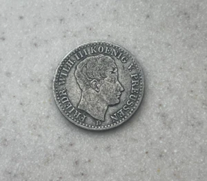 1840 D Prusia 1/6 Thaler - Plata L2 - Imagen 1 de 2