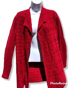 Women's Talbot's Orange Long Sleeve Wool Blend Sweater Size Small - Picture 1 of 6