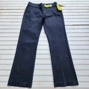 NWT Lee Pants Womens 10 Short Black Natural Fit Straight Leg Pull On Barely Boot - Picture 1 of 11