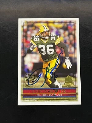 2013 Topps Archives LeRoy Butler Fan Favorites On Card Auto Autograph RARE HOF - Image 1 of 2