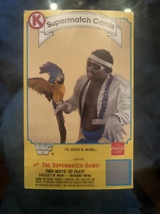 1987 Circle K Coca-Cola WWF Supermatch Card Unscratched 5 Koko B Ware - Picture 1 of 2