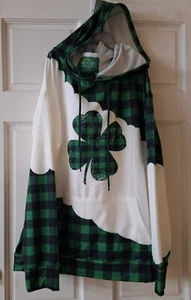 Original Goods for G and PL Hoodie Size LARGE Green / White Pullover Sweatshirt - Picture 1 of 3