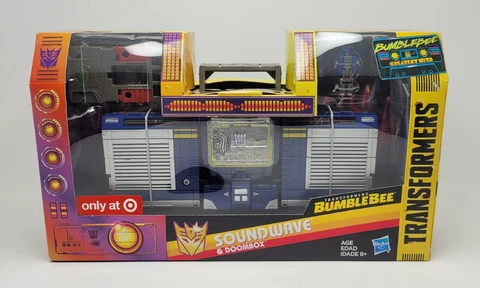 Transformers SOUNDWAVE & DOOMBOX target Exclusive NIB Sealed Bumblebee Cover