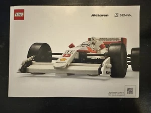 LEGO® Icons McLaren MP4/4 & Ayrton Senna #10330 **instructions only** - Picture 1 of 2