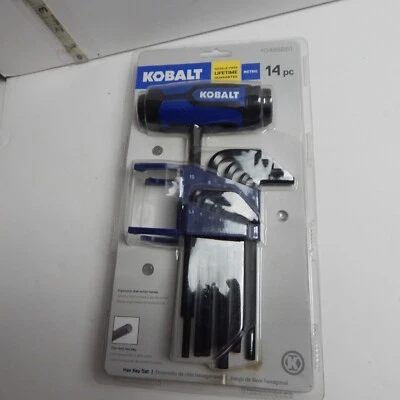 KOBALT 0498853 ToolHex Key Wrench 14 pc Set Allen METRIC - Image 1 of 4