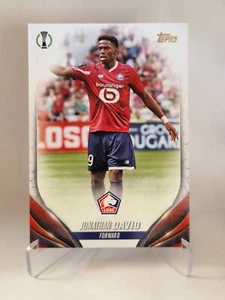 23-24 TOPPS UEFA Club Competitions Flagship Jonathan David Short Print - Bild 1 von 2