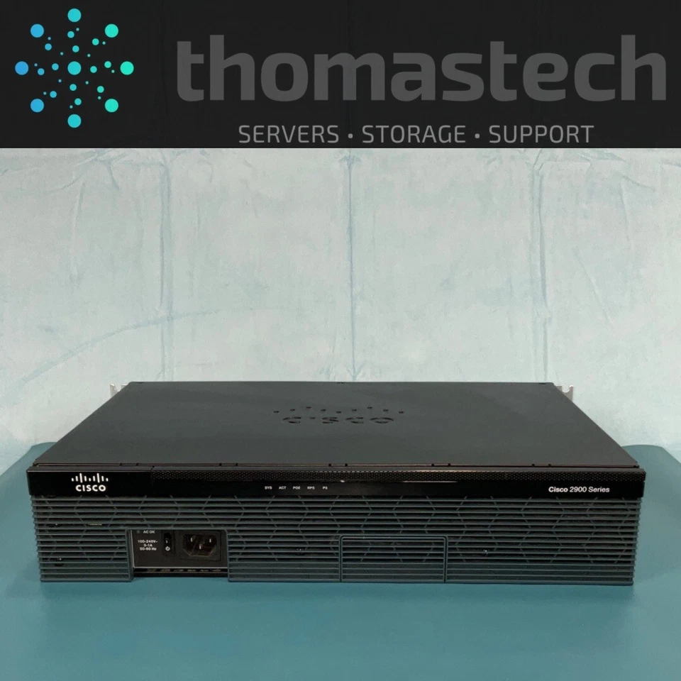 Cisco 2911/K9 - CISCO2911/K9 Integrated Services Router - Same Day Shipping - Image 1 of 1