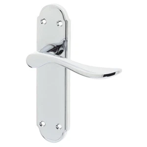 Henley Türgriff Schloss Riegel Badgarnituren - poliert, Satin Chrom, Antik Br - Bild 1 von 8