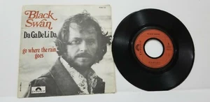 Psyche Folk BLACK SWAN DA GA DE LI DA Vtg 1970s French Euro Press 45 Record - Picture 1 of 4