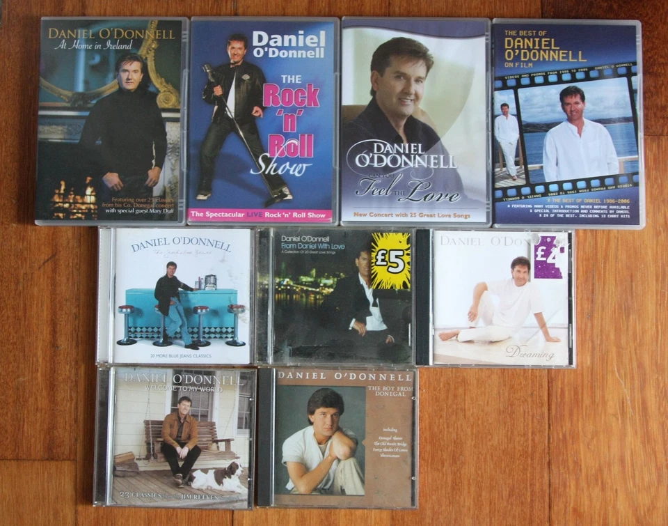 DANIEL O'DONNELL BEST  complete 9x dvd +cd MEGA collection job lot BUNDLE joblot - Image 1 of 1