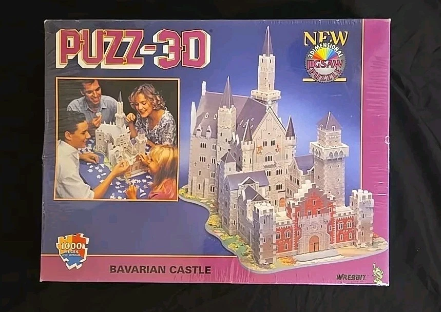 Wrebbit Puzz 3d Bavarian Castle 1000 Puzzle Cellophane