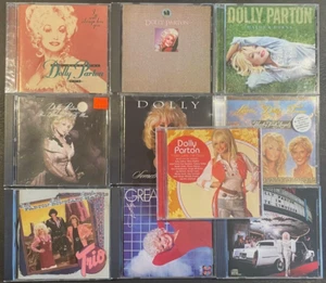 (10) CD LOT DOLLY PARTON-ESSENTIAL ONE-WHITE LIMOZEEN-TRIO-HONKEY TONK ANGELS - Picture 1 of 2