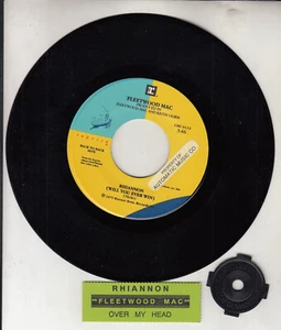 FLEETWOOD MAC Rhiannon & Over my head 7" 45 record RARE! + juke box title strip - Picture 1 of 1