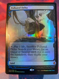 MTG Zendikar Rising Expeditions Polluted Delta Foil - Picture 1 of 1