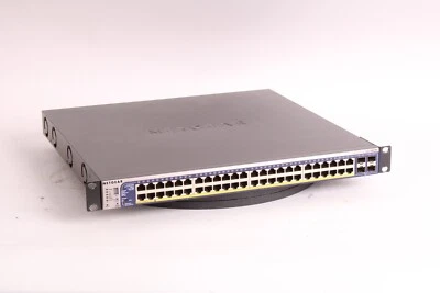 Netgear GS748TPS Pro Safe 48-Port Gigabit Smart Switch Fair With Rack Ears - Image 1 of 4