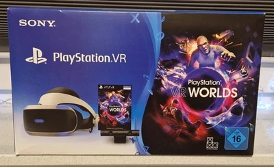Sony PlayStation VR Brille mit Kamera und VR Wolrds Version 2 Und 4 Spiele - Bild 1 von 4
