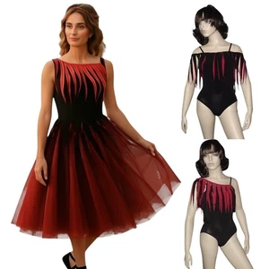 Uprising Adult 2XL Leotard w/Adult XL Romantic Ballet Tutu Dance Costume New - Picture 1 of 9