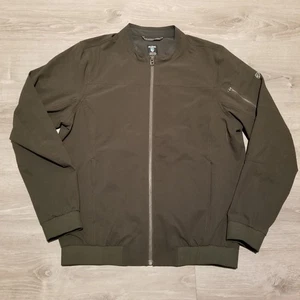 Kuhl Men's Raven Silencr Bomber Jacket Green Size Large Full Zip Ripstop Stretch - Picture 1 of 9