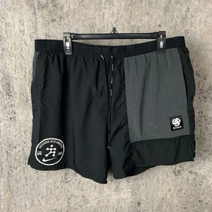 Nike Run Wild Flex Stride Shorts XXL Logo Black Running Drawstring Men’s - Picture 1 of 12