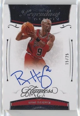 2020-21 Panini Flawless Legendary Scripts /25 Ron Harper #LEG-RON Auto - Image 1 of 2