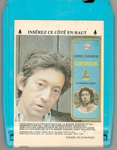 CANADA 1975 8 TRACK CARTRIDGE SERGE GAINSBOURG : GRANDES CHANSONS DE GAINSBOURG - Picture 1 of 3