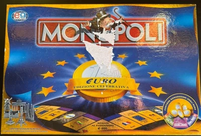 Monopoli Gioco da Tavolo Edizione Celebrativa Euro - Immagine 1 di 4