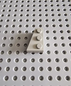 LEGO ala piedra de cuña bloque de construcción 1 pieza 3x2 antiguo gris claro 6565 R4 - Imagen 1 de 1