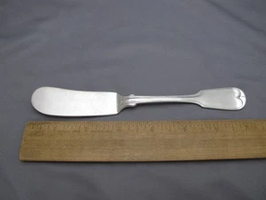 MICHAEL GIBNEY 1840s Coin Fiddle Thread MASTER BUTTER KNIFE - Lincoln & Reed - Bild 1 von 6