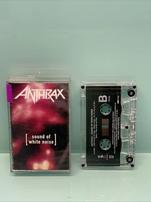 Anthrax ~ Sound of White Noise (Cassette Tape, 1993) Elektra Records - Image 1 of 2