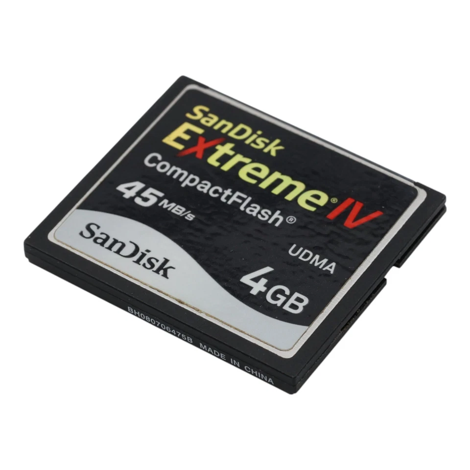 SanDisk San Disc Extreme IV 4 Compact Flash 4.0GB 4 GB Speichertkarte - Image 1 of 1
