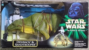 12 Inch Dewback Sandtrooper Figures Power of The Force Star Wars A New Hope - Picture 1 of 5