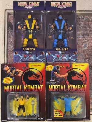 Lote de figuras cardadas Hasbro de Mortal Kombat 1994, mcfarlane, edición de película🔥🔥 Foto 1 de 4