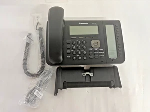 Panasonic KX-NT556 IP Phone Black Cleaned Tested new cords Warranty - Picture 1 of 3