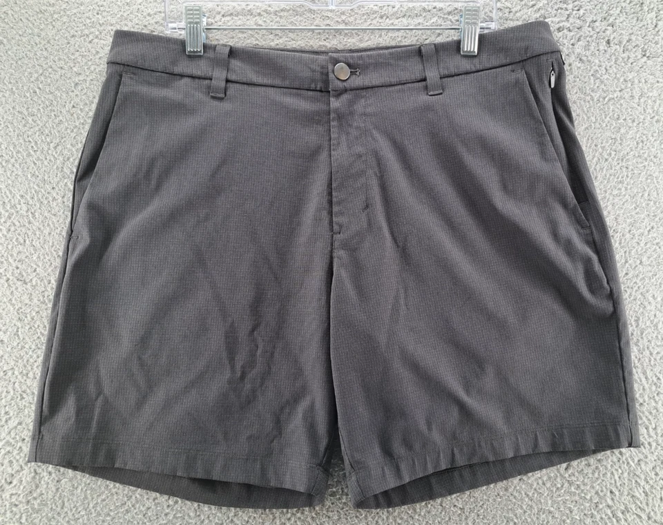 Lululemon Commission Shorts Mens 36x7 Gray Charcoal Golf Performance Athletic - Image 1 of 4