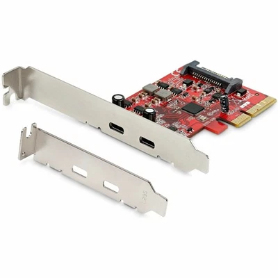 StarTech 2-port 10Gbps USB C PCIe Card Adapter - USB 3.1 Gen 2 Type-C PCI - Image 1 of 4