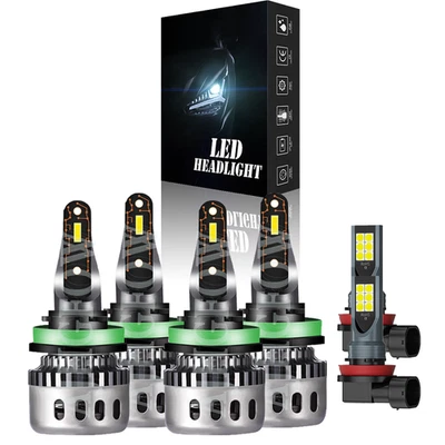 Combo de 6 faros LED de haz alto/bajo bombilla antiniebla para Lexus CT200h 2011-2017 Foto 1 de 4