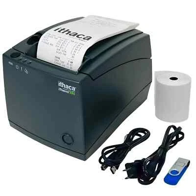 BUNDLE TransAct Ithaca iTherm 280 Thermal POS Receipt Printer USB Ready to Print - Image 1 of 4