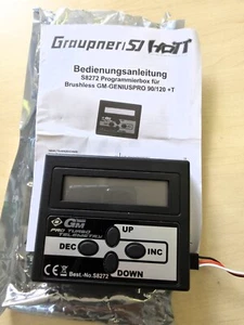 Graupner SJ HOTT GM-GENIUSPRO Brushless ESC Programmierbox S8272 - Bild 1 von 8