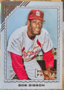 2022 Topps Gallery #82 Printer Proof Bob Gibson St. Louis Cardinals